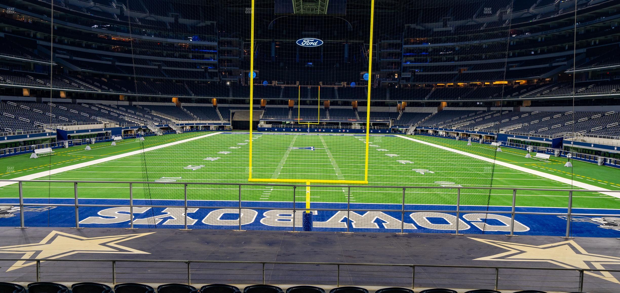 Seating view for AT&T Stadium Section 123