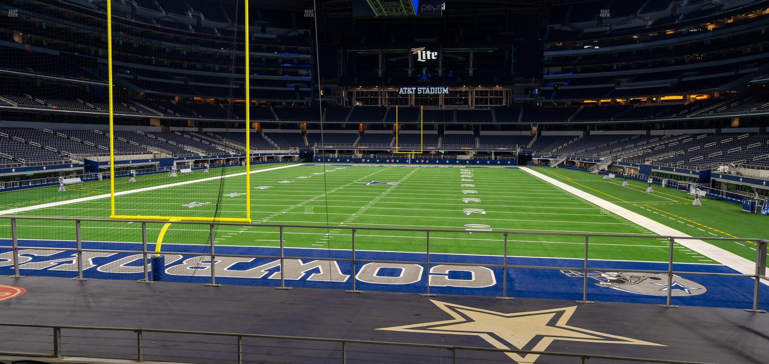 Seating view for AT&T Stadium Section 147