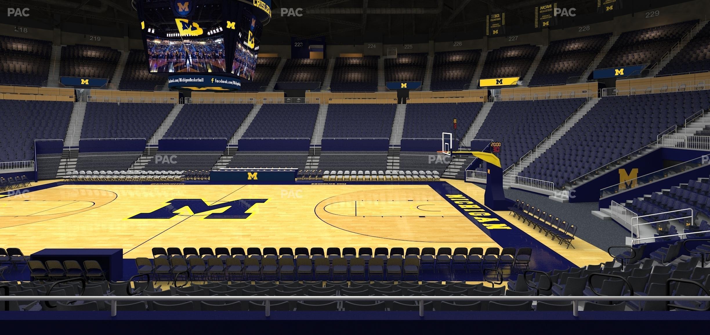 Seating view for Crisler Center Section 104