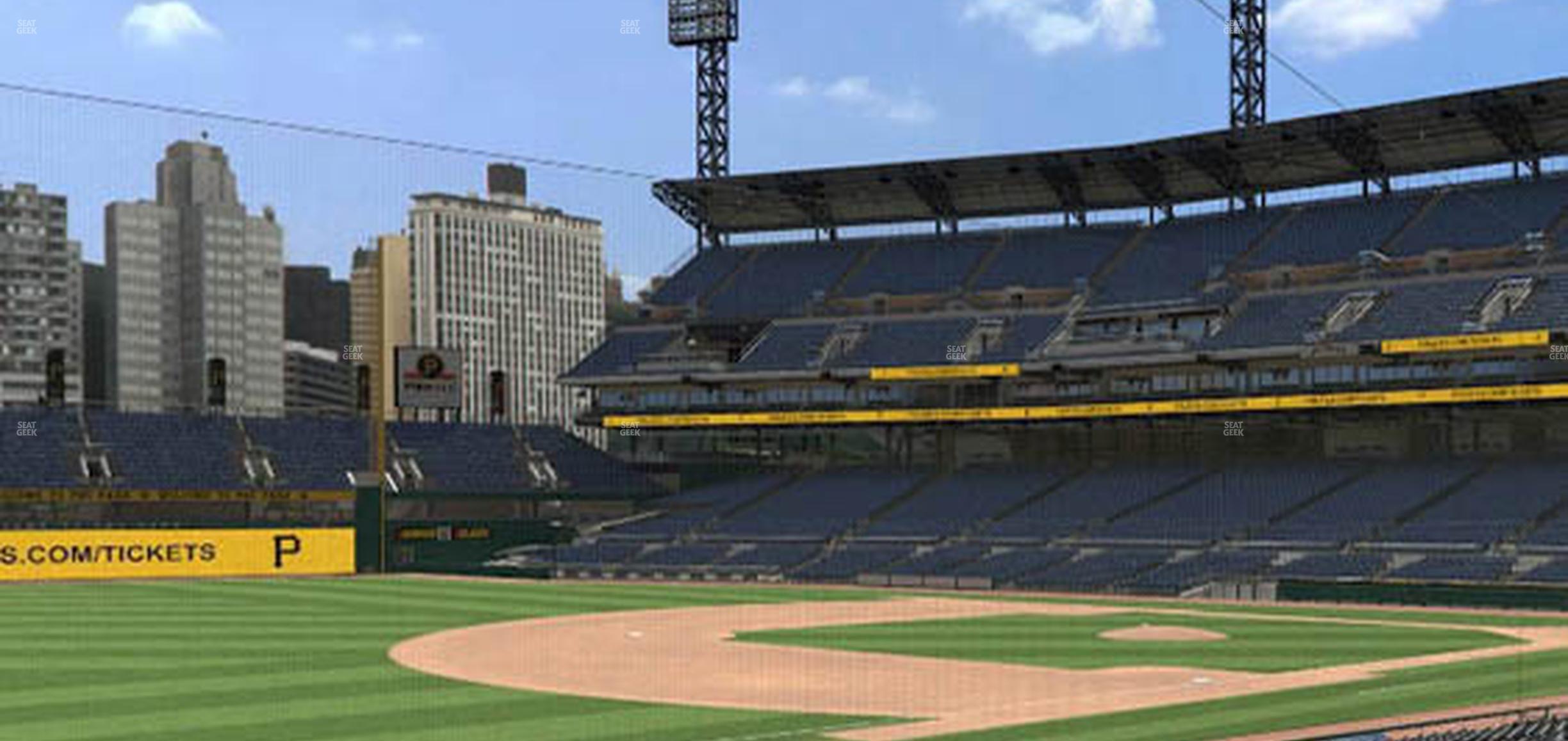 Seating view for PNC Park Section 128