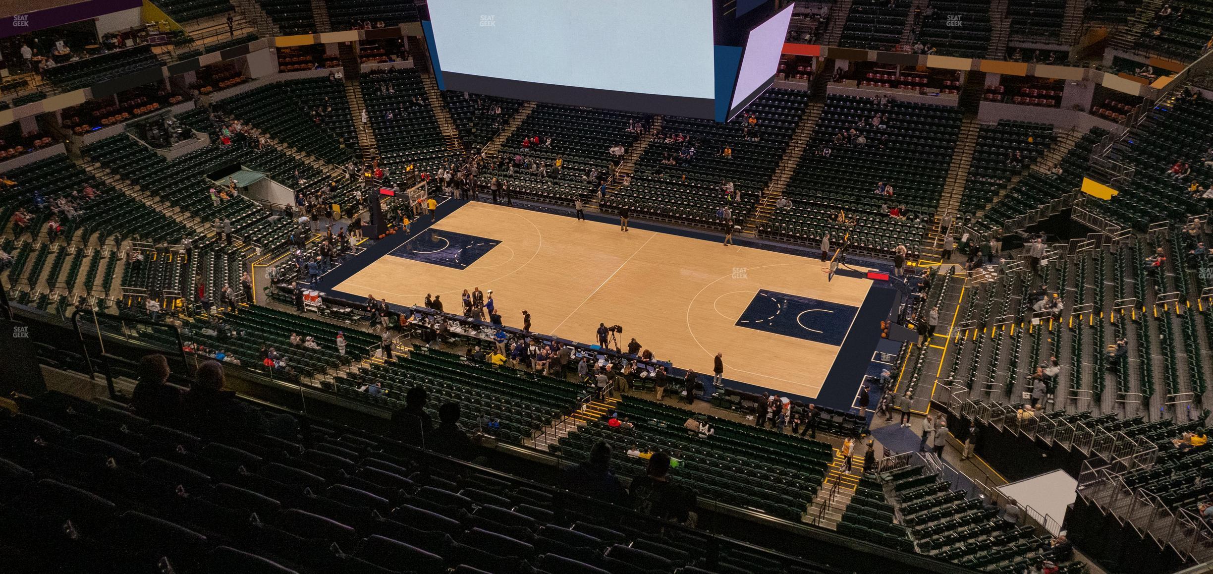 Seating view for Gainbridge Fieldhouse Section 207