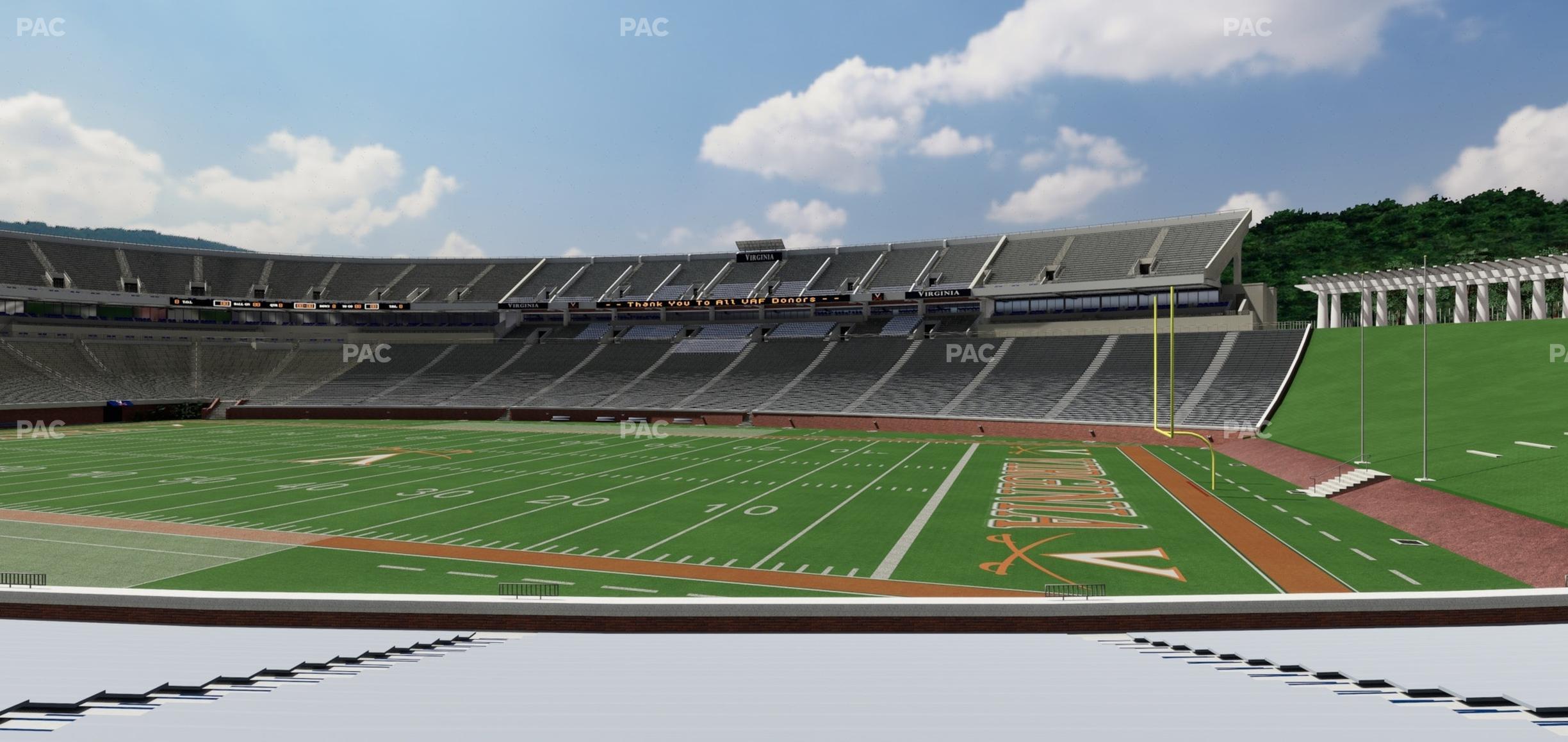 Seating view for Scott Stadium Section 103