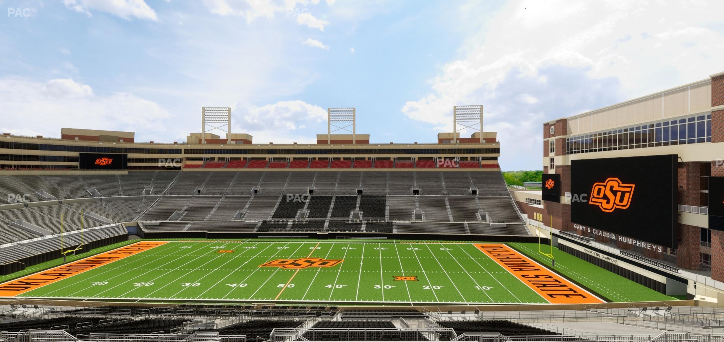 Seating view for Boone Pickens Stadium Section 205