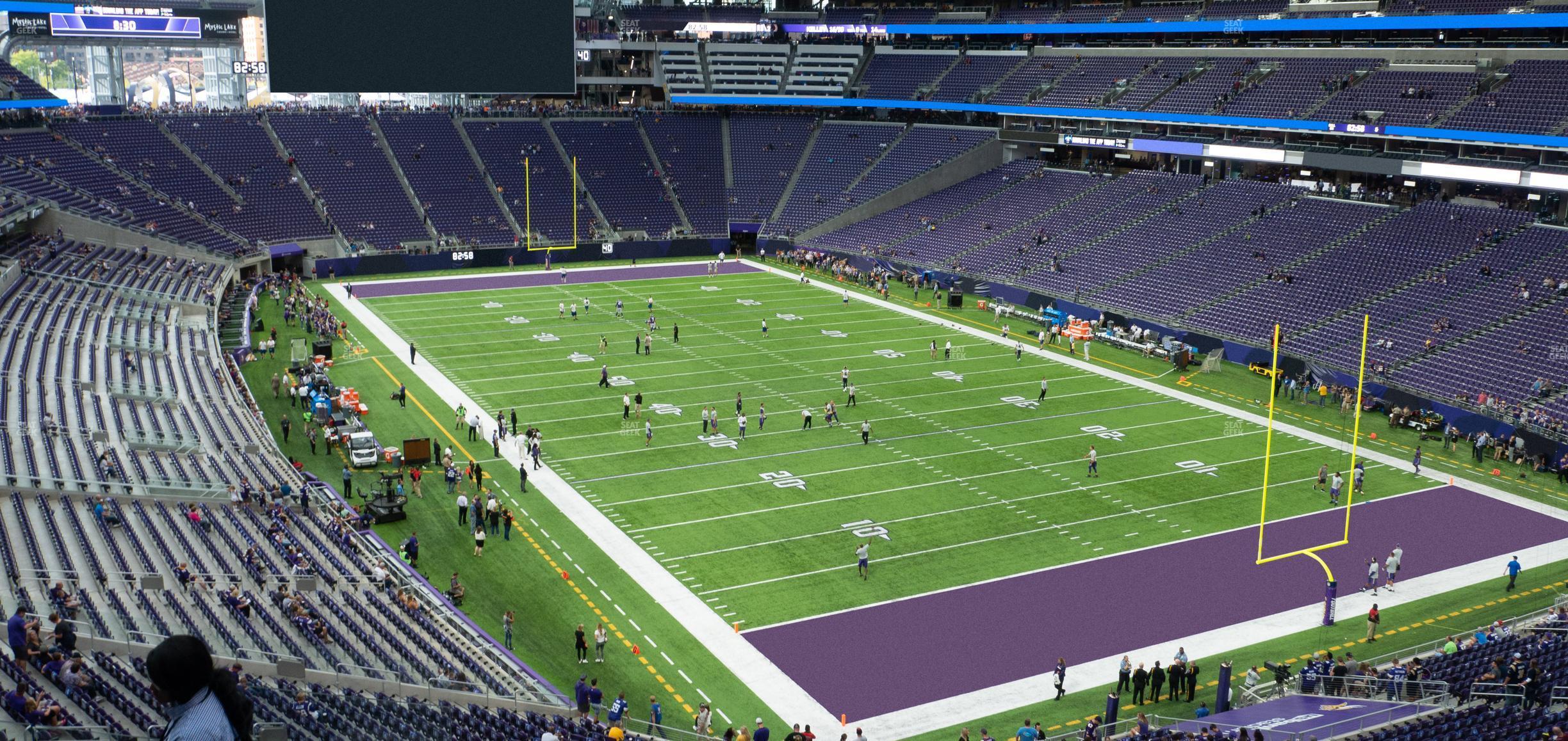 Seating view for U.S. Bank Stadium Section 225