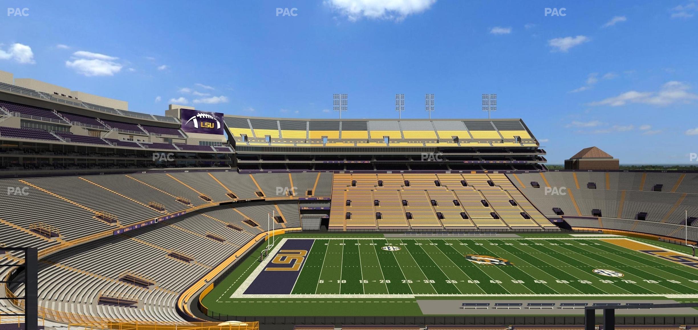 Seating view for Tiger Stadium Section Suite 121