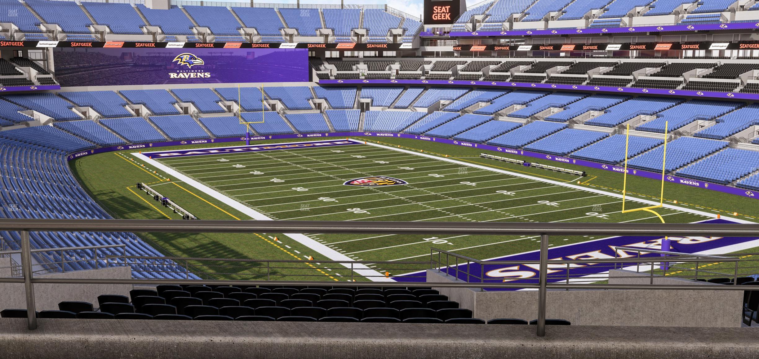 Seating view for M&T Bank Stadium Section Suite 339