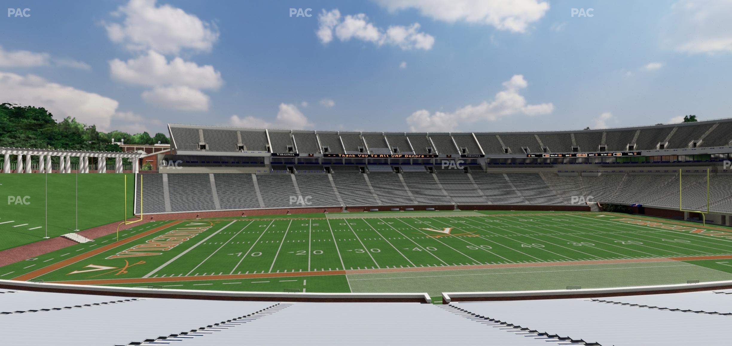 Seating view for Scott Stadium Section 127