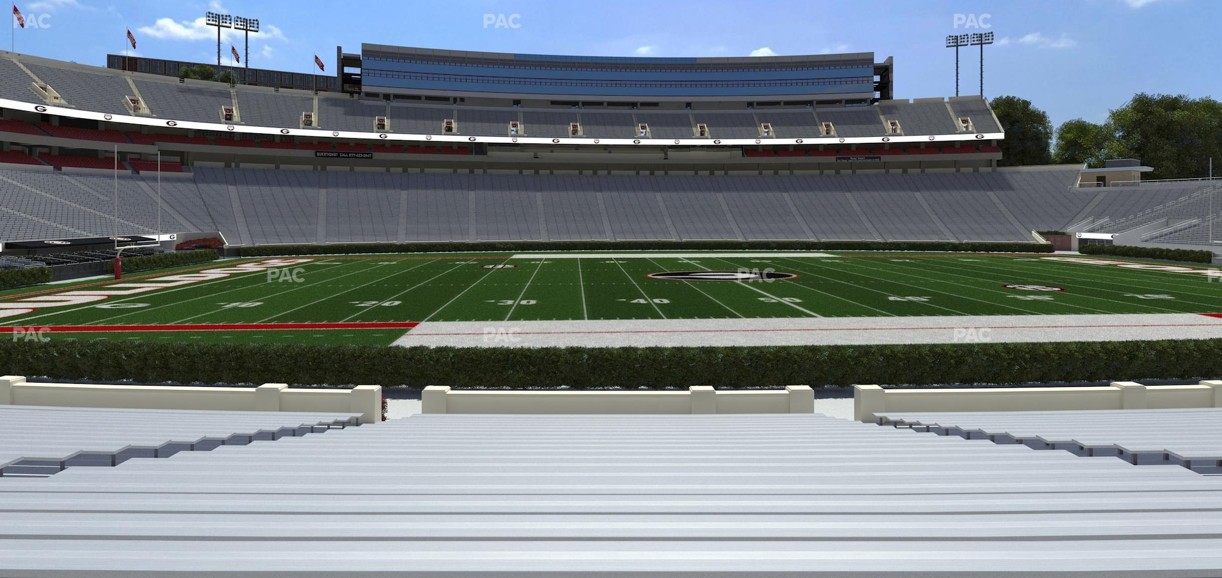 Seating view for Sanford Stadium Section 108