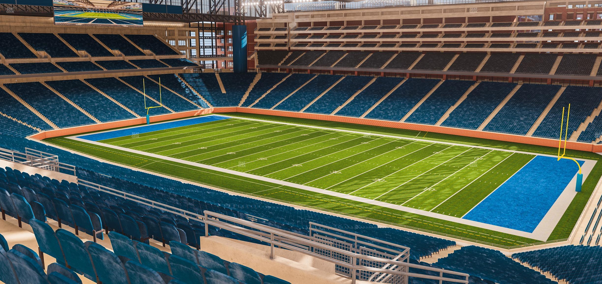 Seating view for Ford Field Section 336