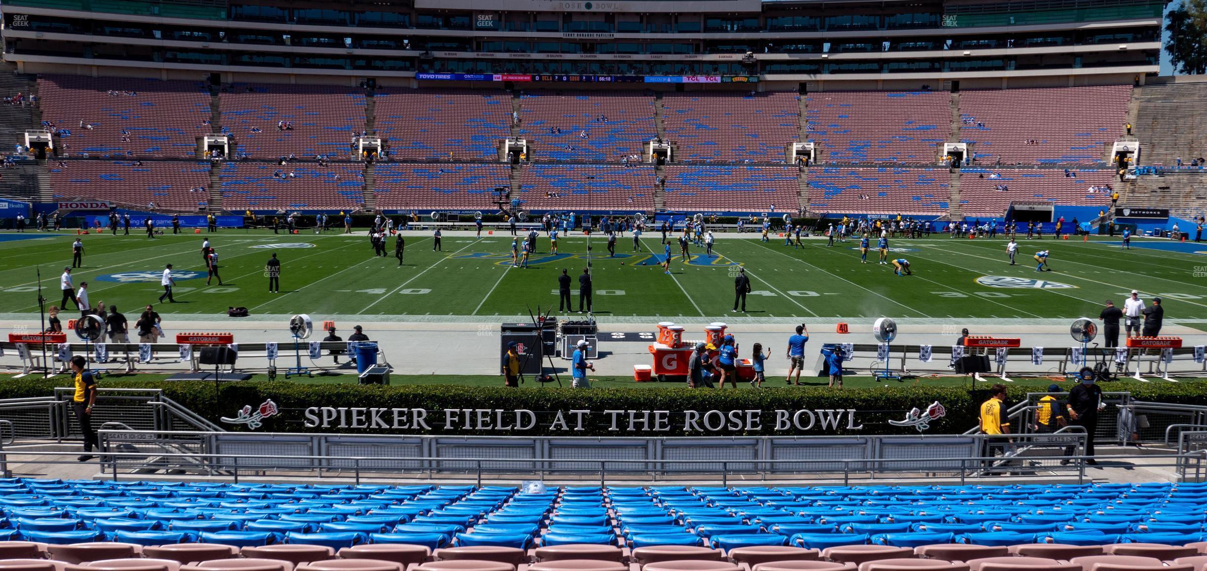 Seating view for Rose Bowl Stadium Section Lower 5