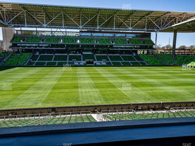 Seating view for Q2 Stadium Section Loge 133 B