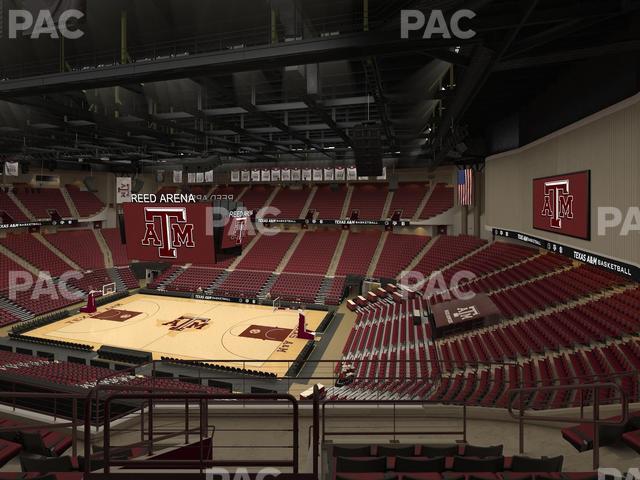 Seating view for Reed Arena Section 202