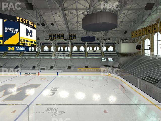 Seating view for Yost Arena Section Champions Box F