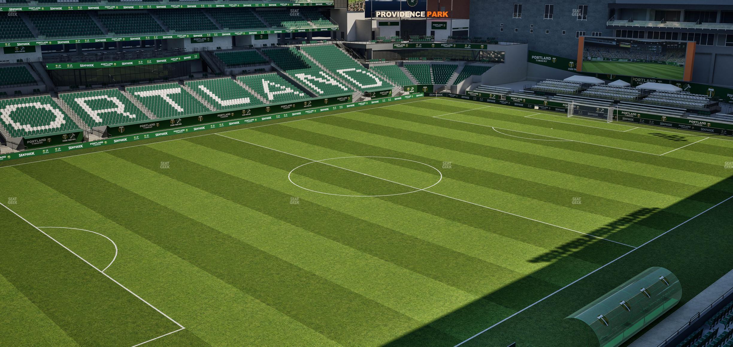 Seating view for Providence Park Section Suites