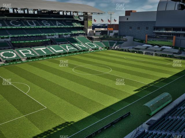 Seating view for Providence Park Section Suites