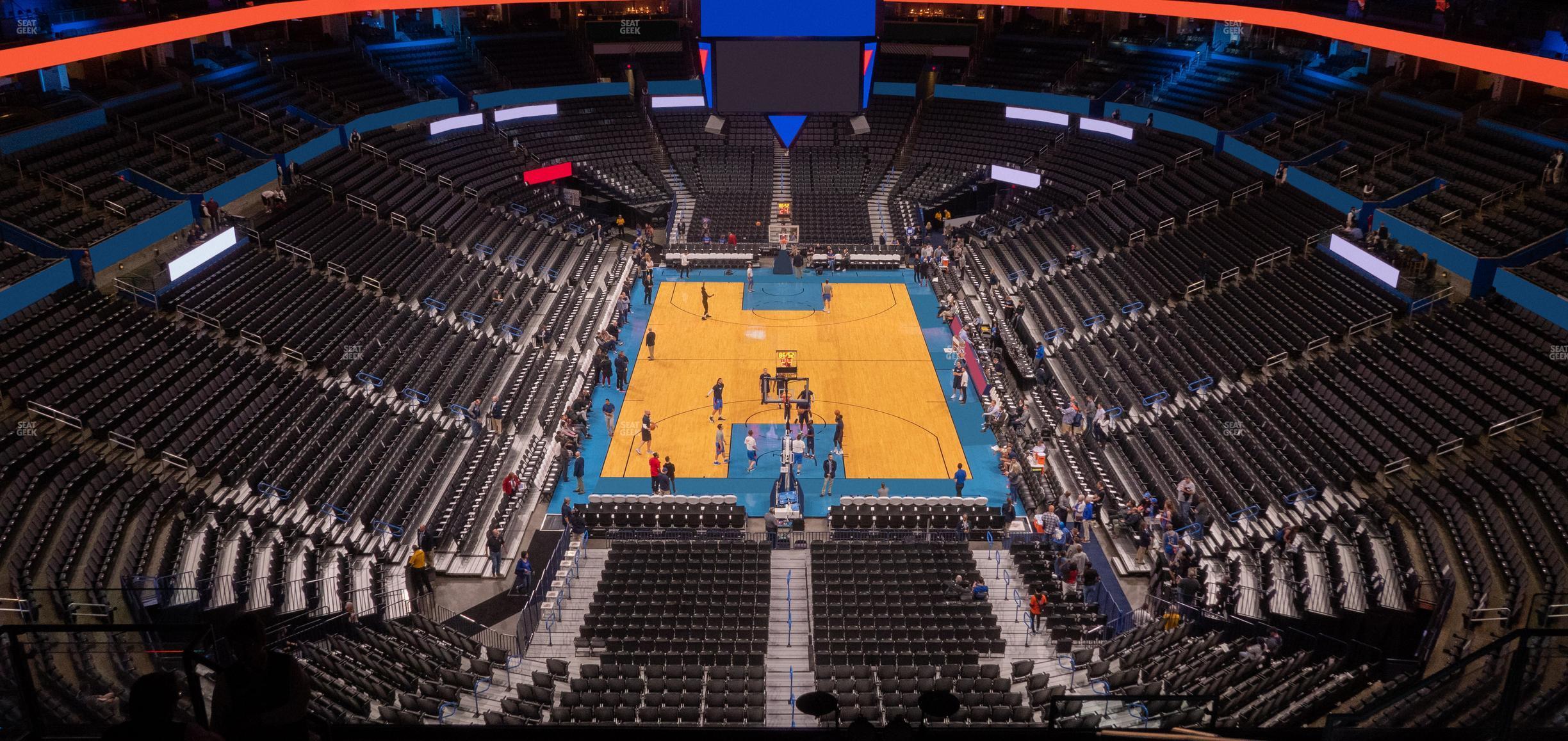 Seating view for Paycom Center Section 301