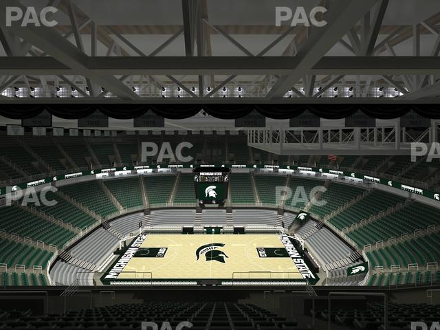 Seating view for Jack Breslin Student Events Center Section Bleachers 227