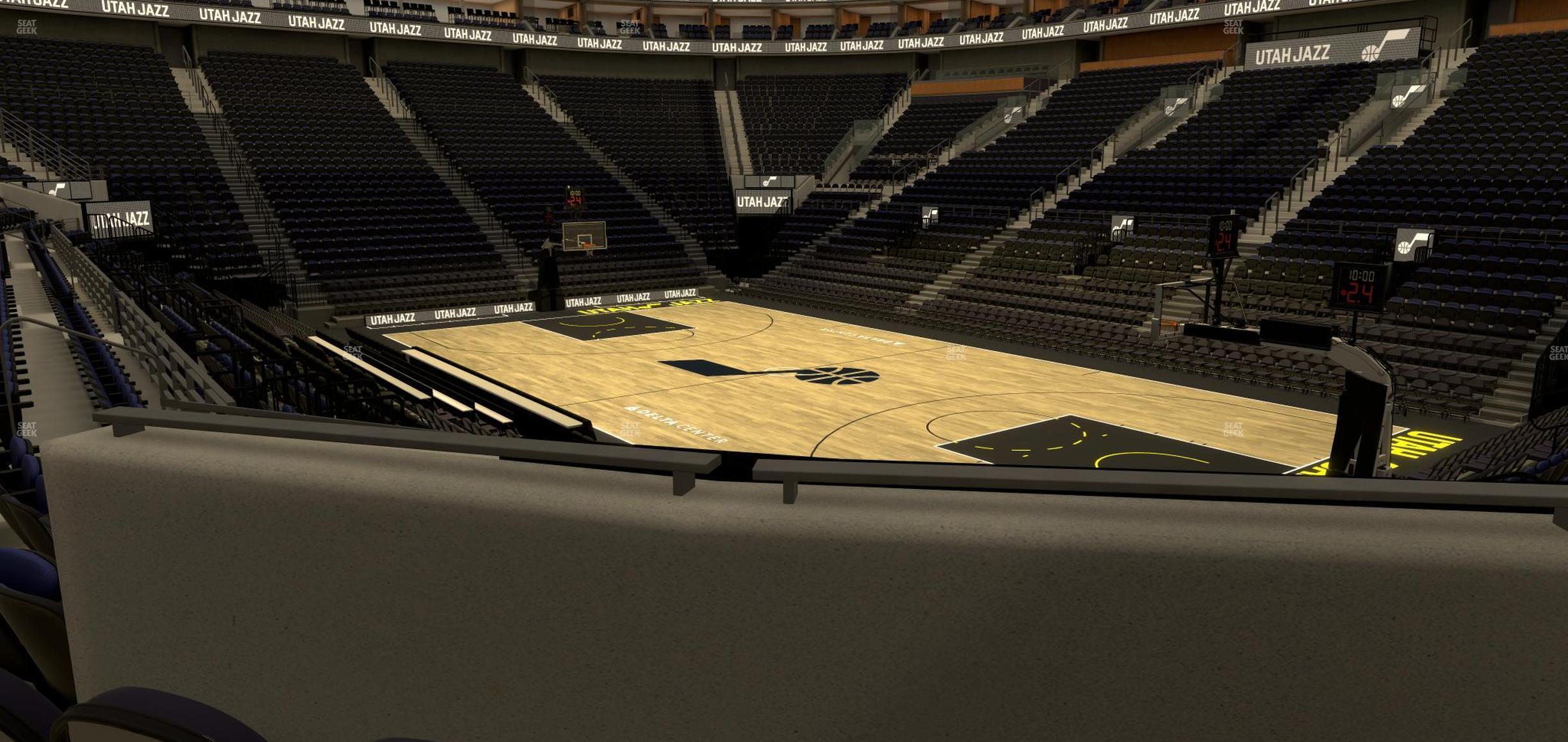 Seating view for Delta Center Section Corner Suite 4