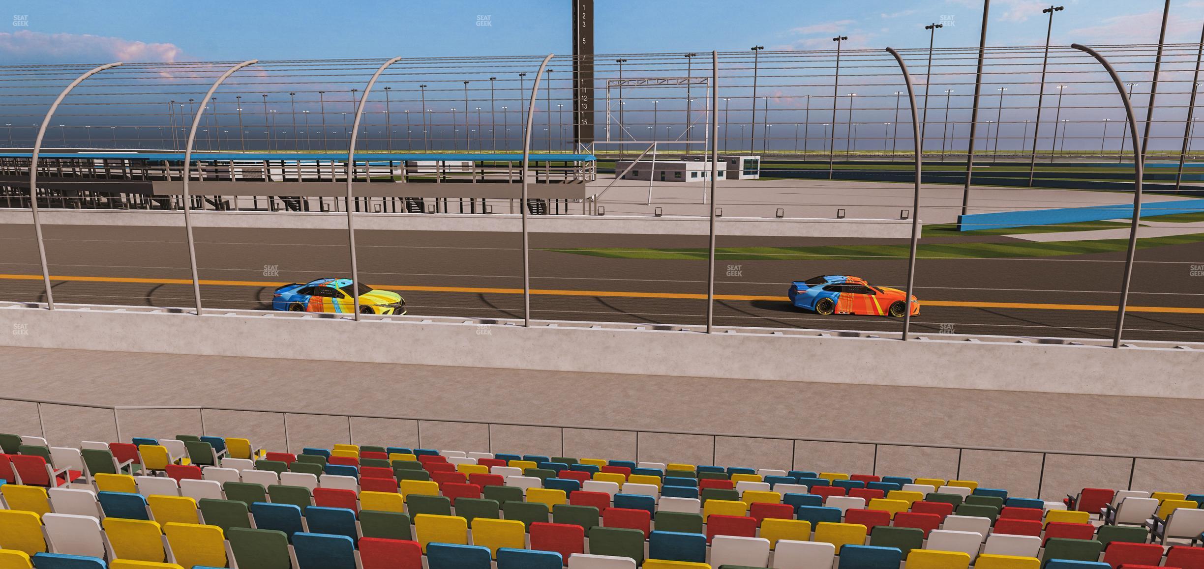 Seating view for Daytona International Speedway Section Front 168