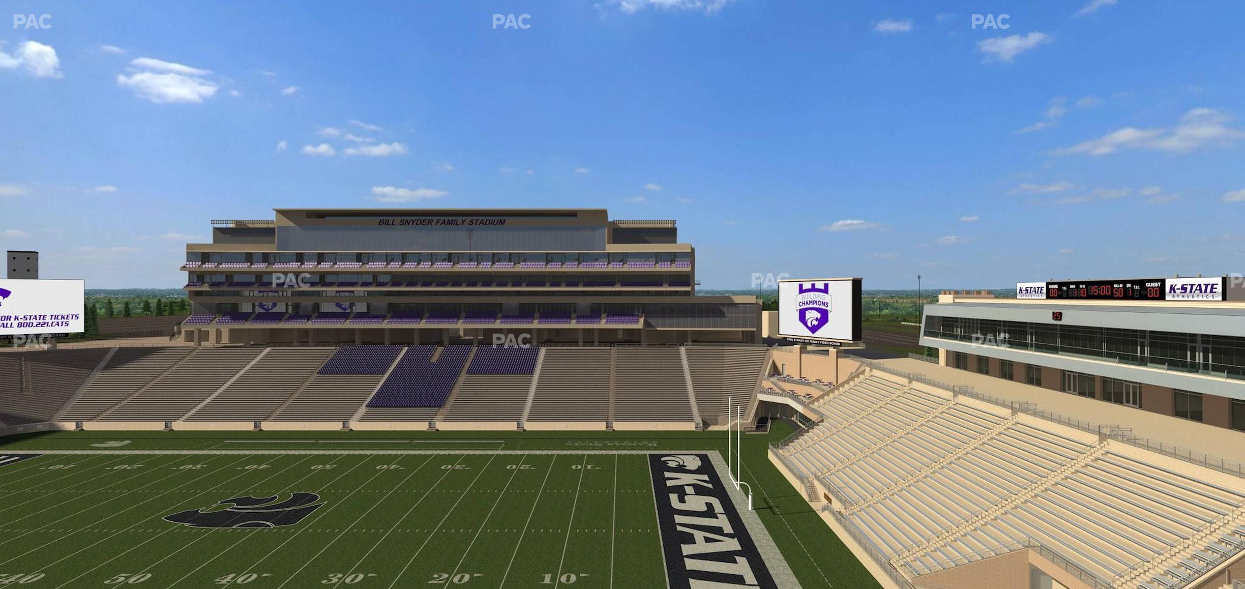 Seating view for Bill Snyder Family Stadium Section 428