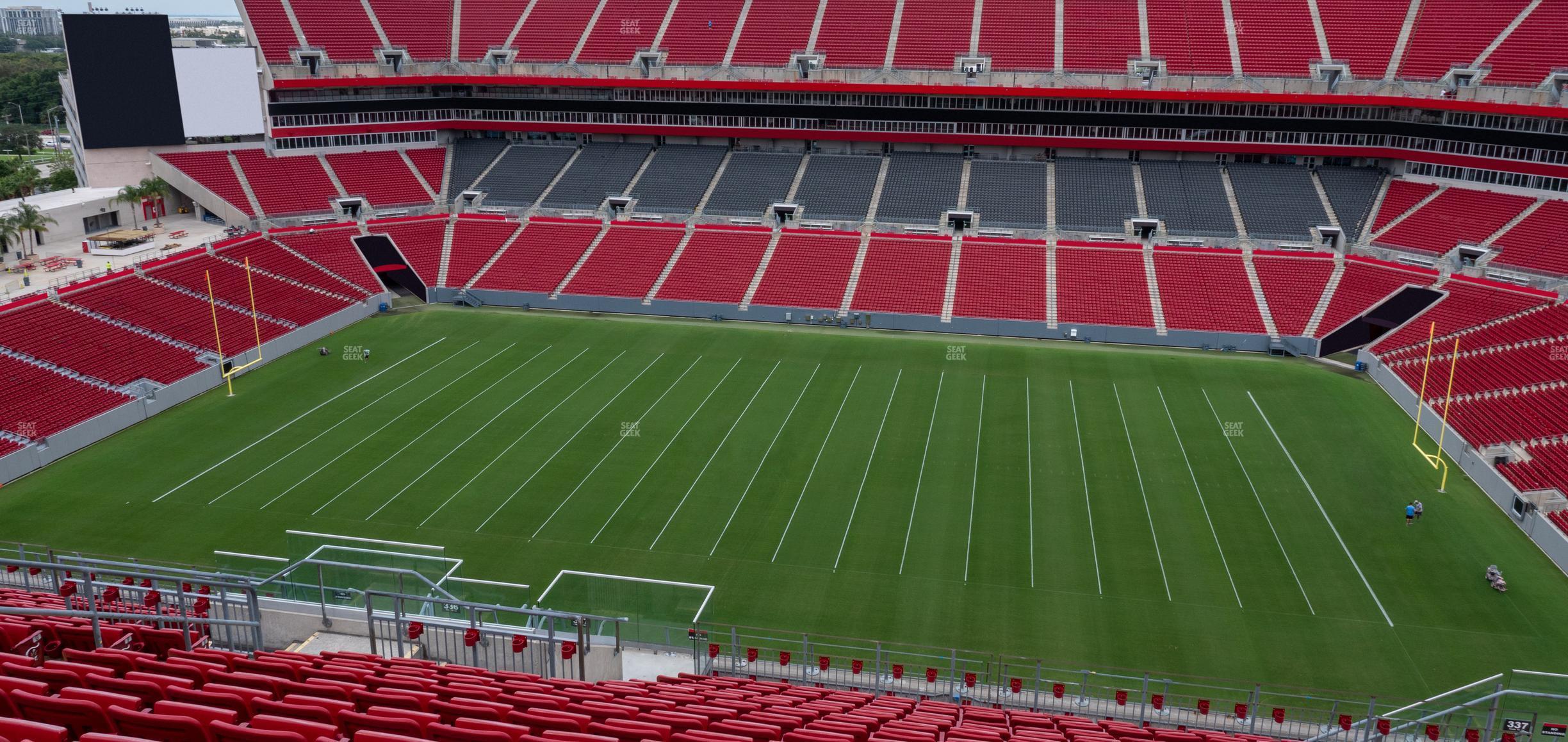 Seating view for Raymond James Stadium Section 337