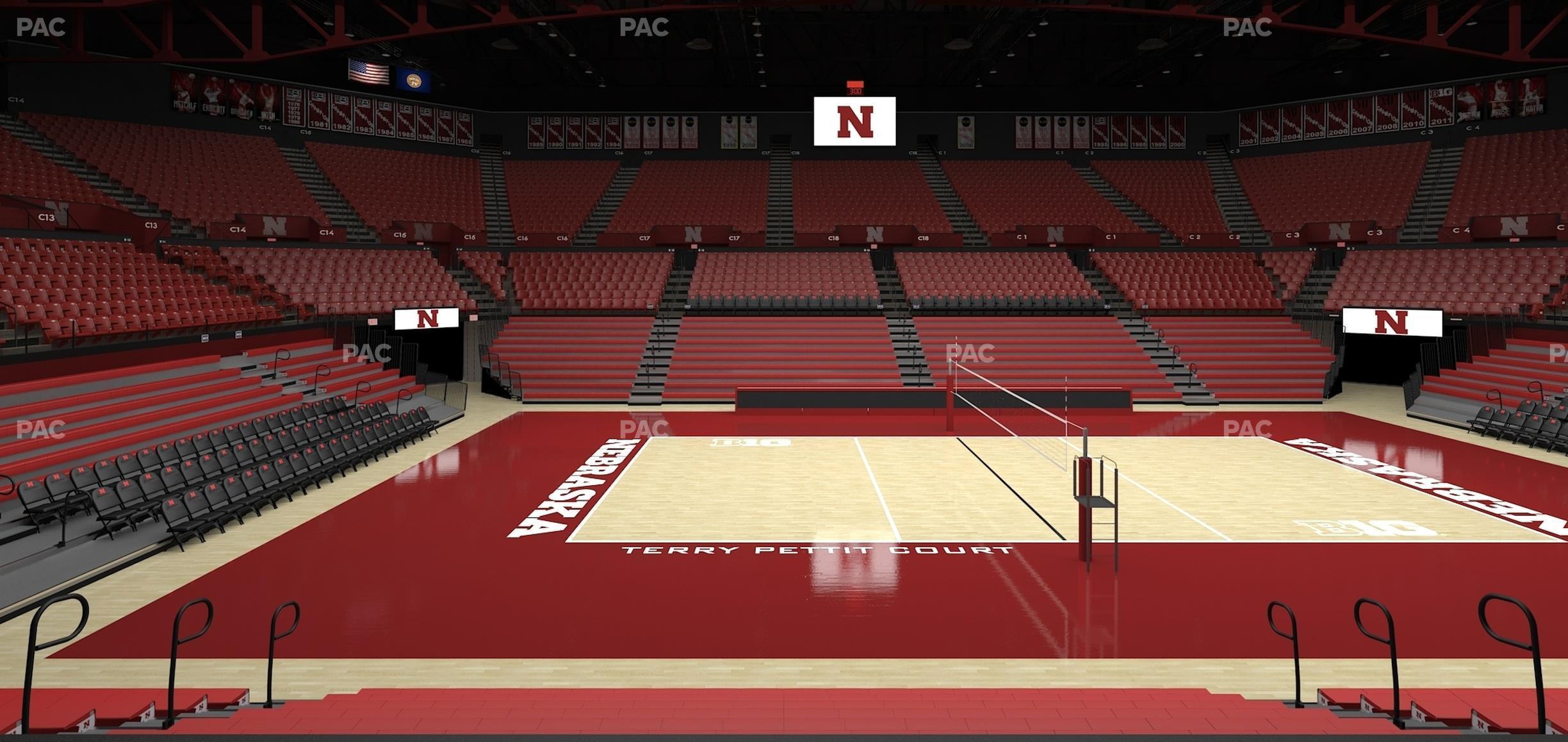 Seating view for Bob Devaney Sports Center Section B 9