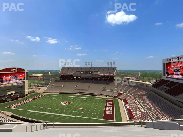 Seating view for Davis Wade Stadium Section 333