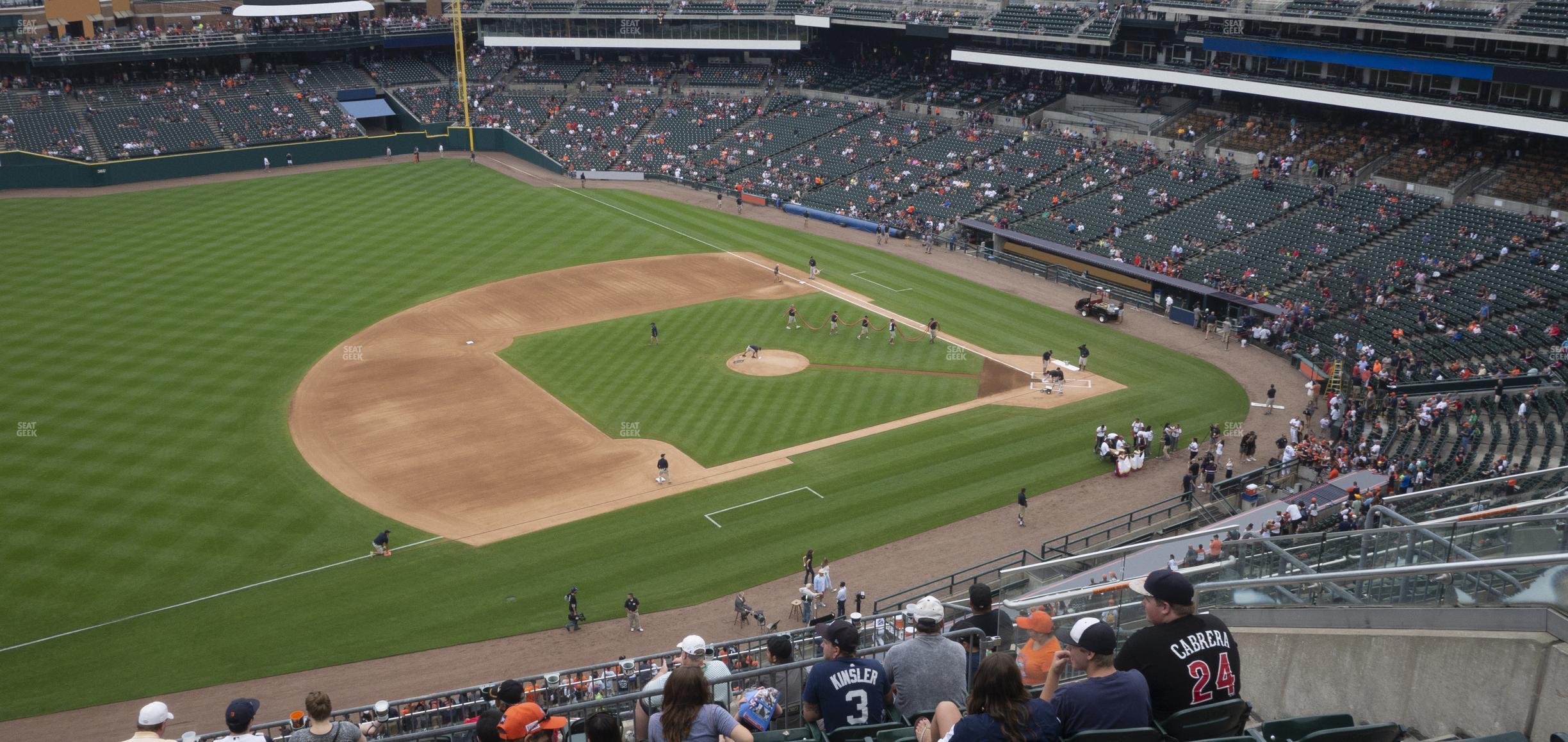 Seating view for Comerica Park Section 337