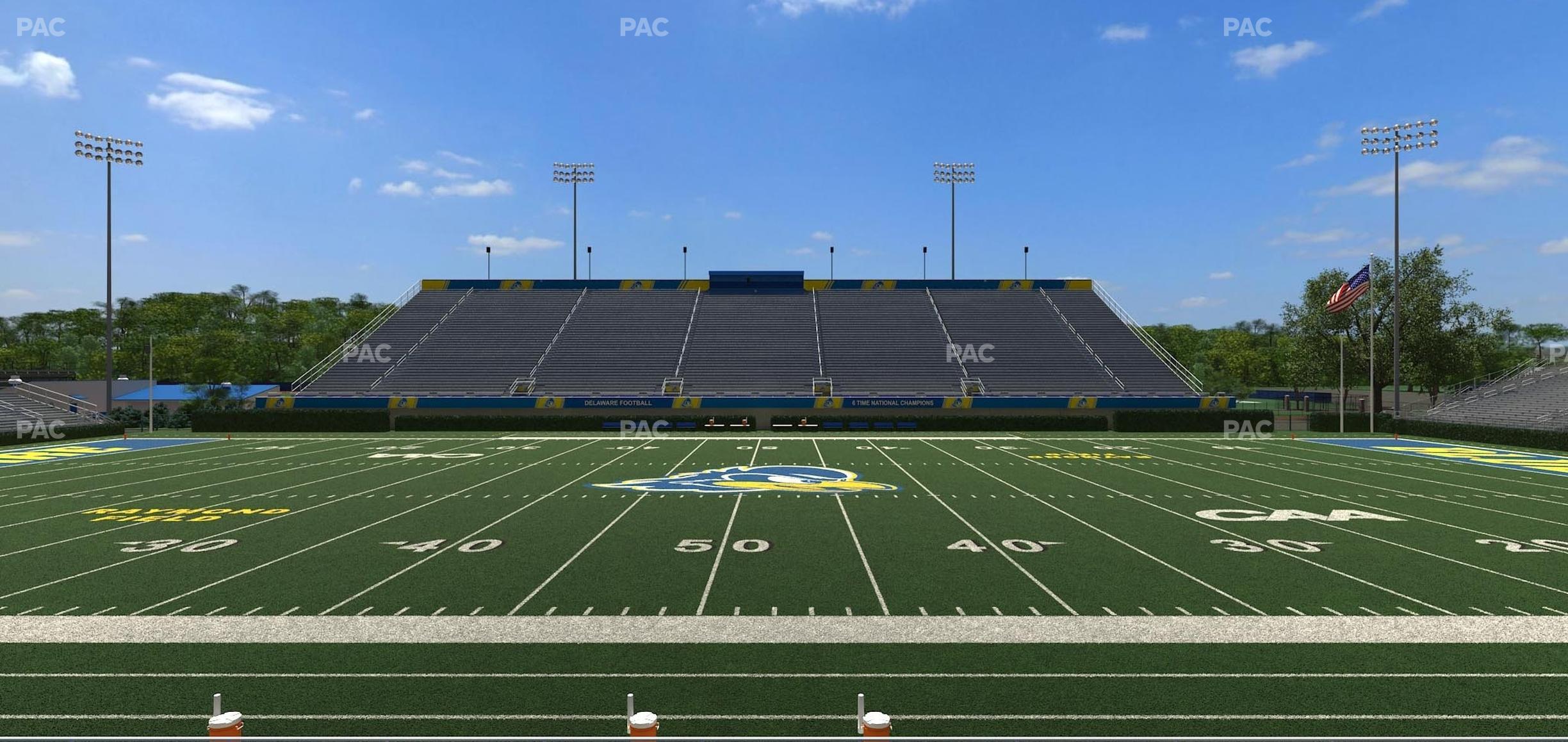 Seating view for Delaware Stadium Section Loge 105