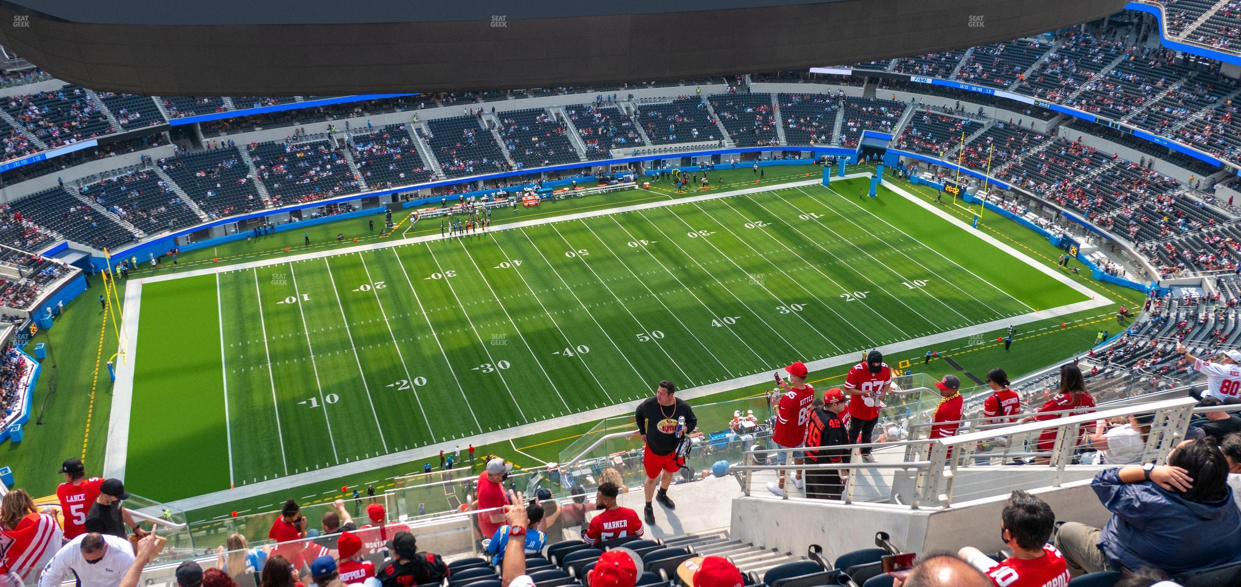 Seating view for SoFi Stadium Section 537