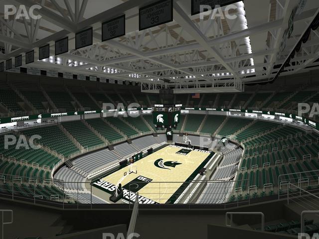 Seating view for Jack Breslin Student Events Center Section 233