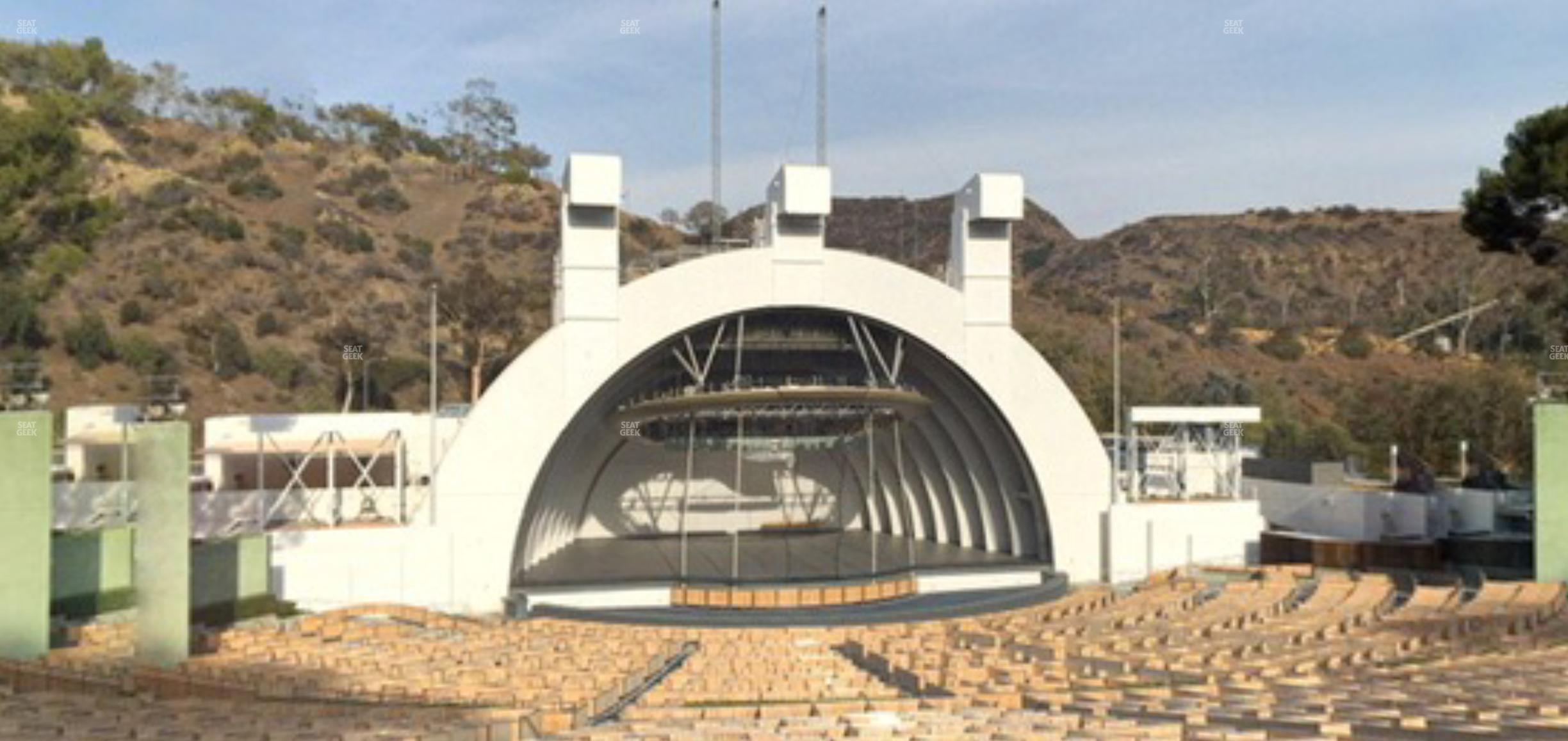 Seating view for Hollywood Bowl Section J 2