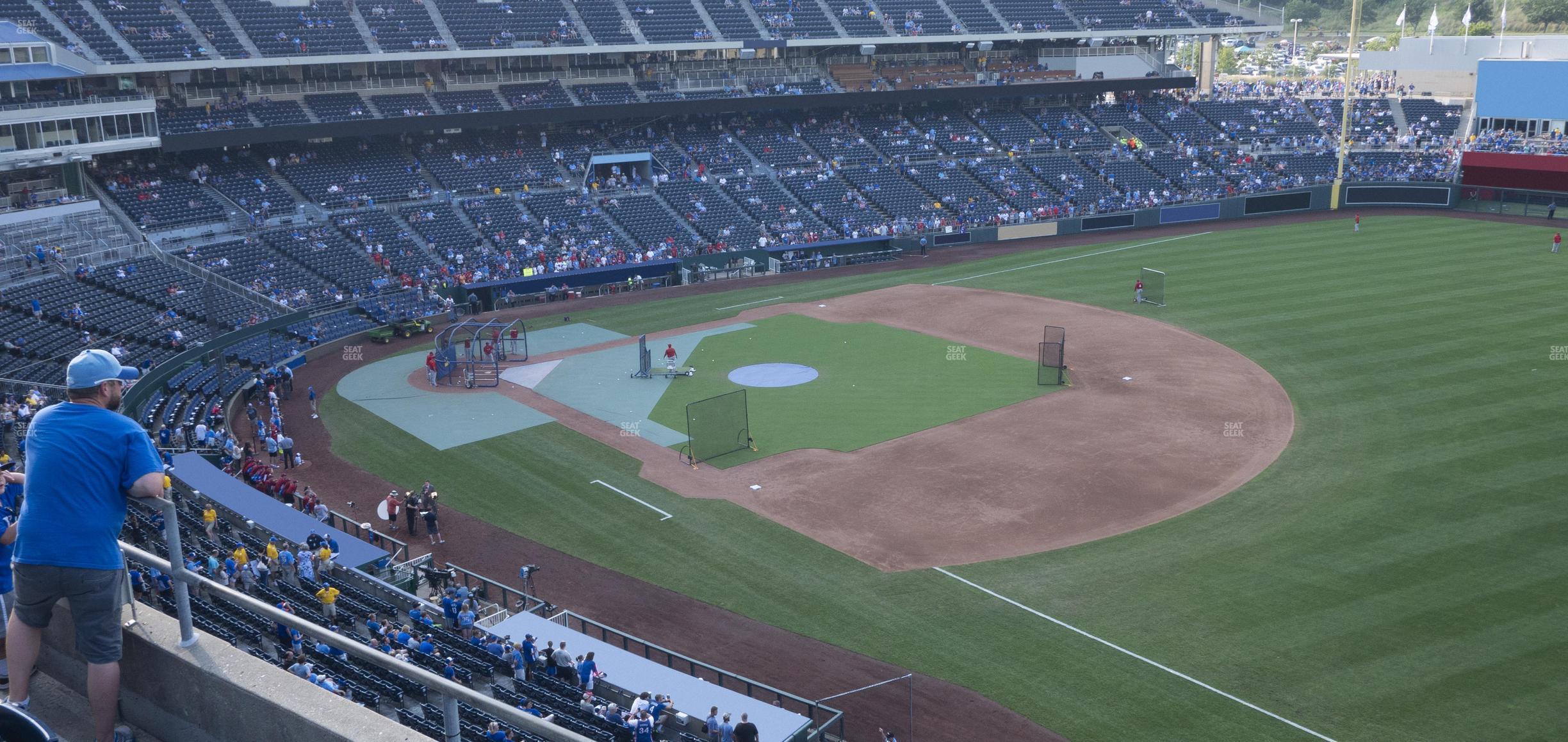 Seating view for Kauffman Stadium Section 435