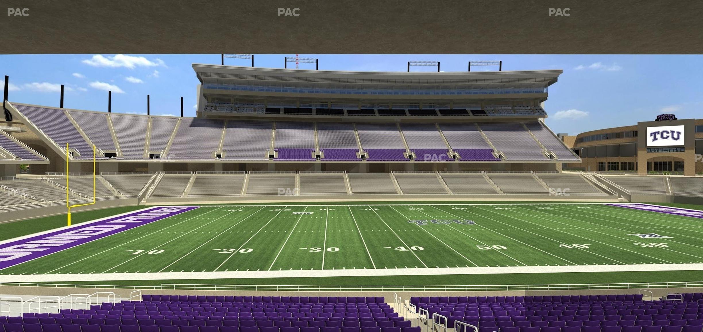 Seating view for Amon G Carter Stadium Section Founders Suite 5