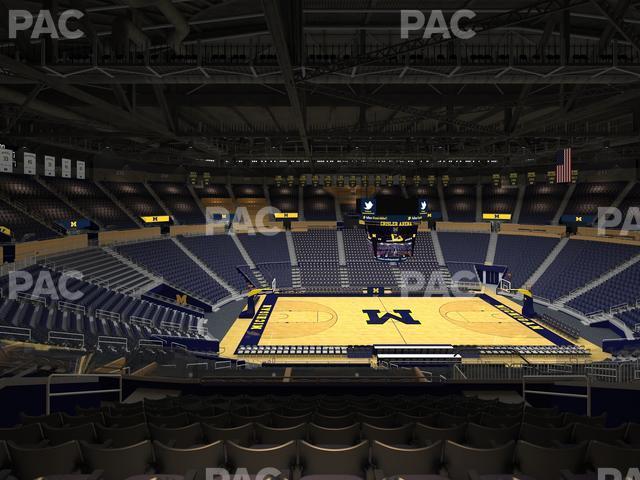 Seating view for Crisler Center Section 224