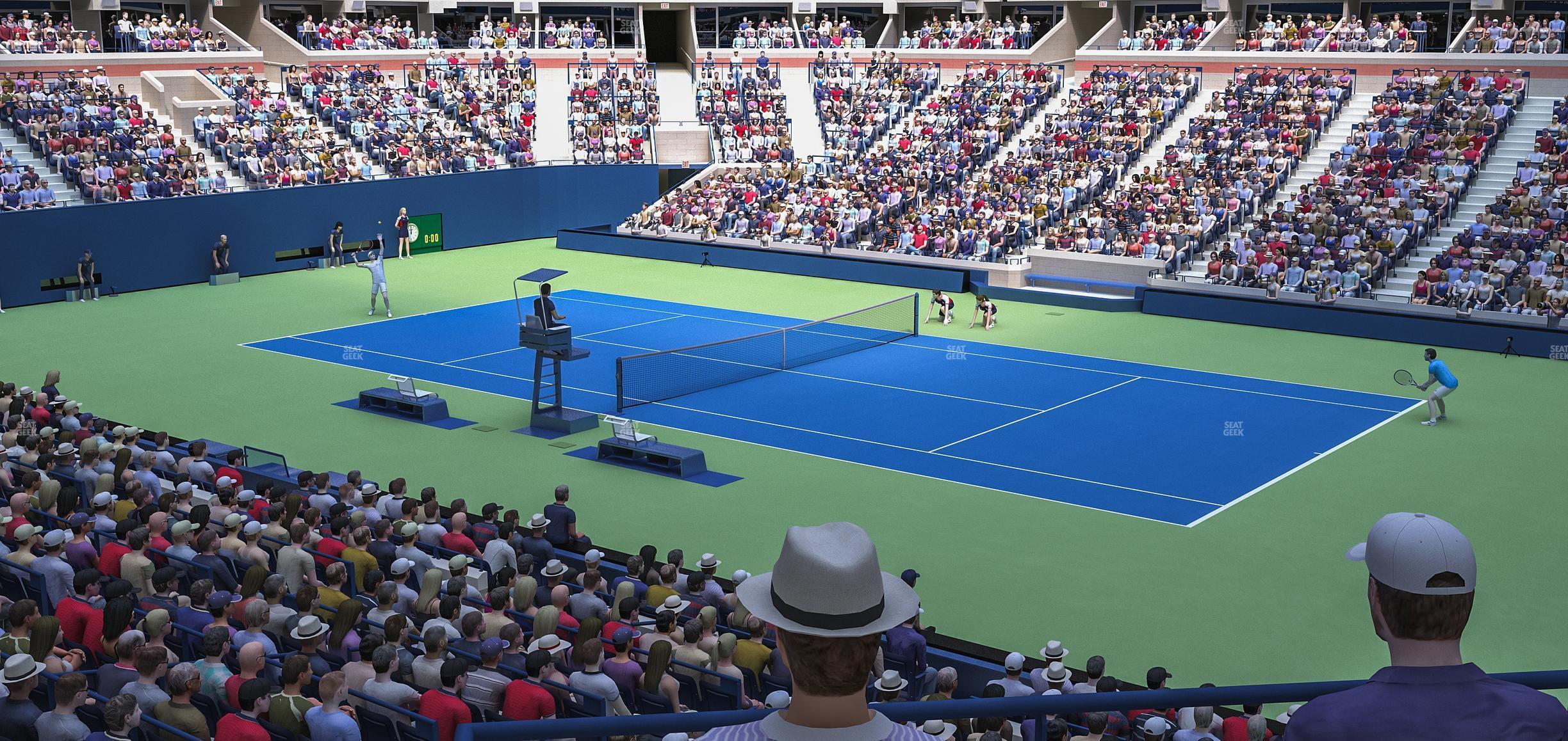 Seating view for Arthur Ashe Stadium Section Suite 140