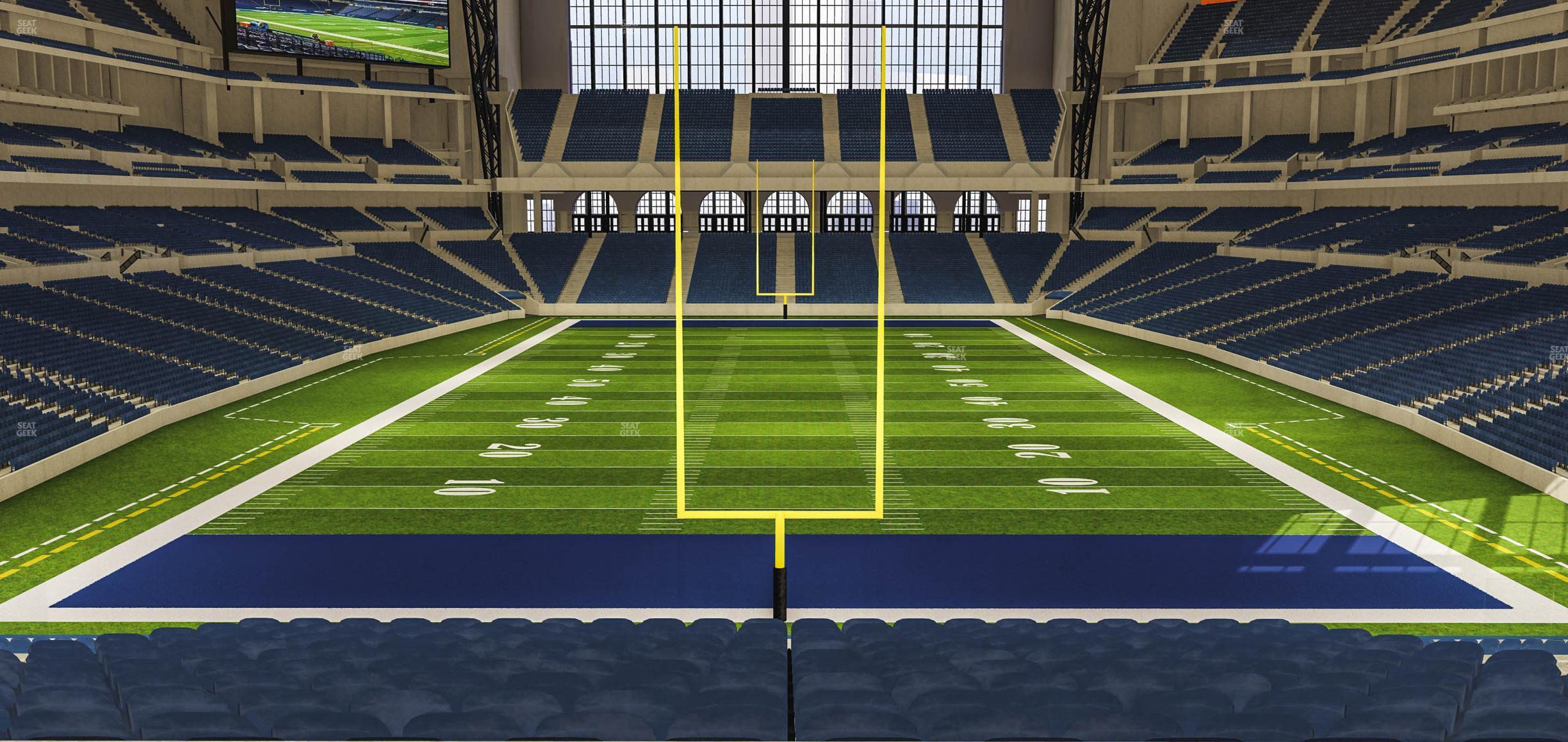 Seating view for Lucas Oil Stadium Section 227