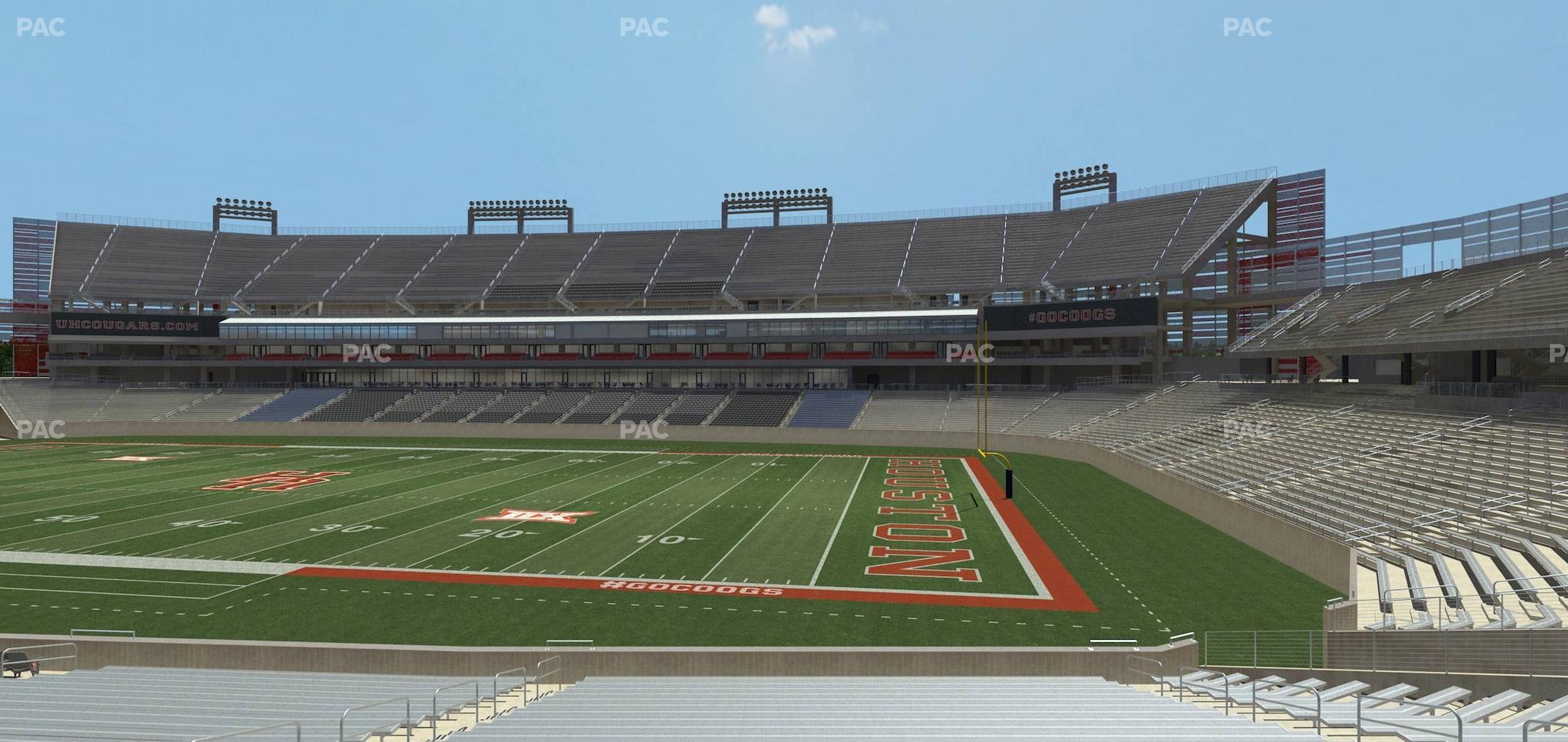 Seating view for TDECU Stadium Section 125