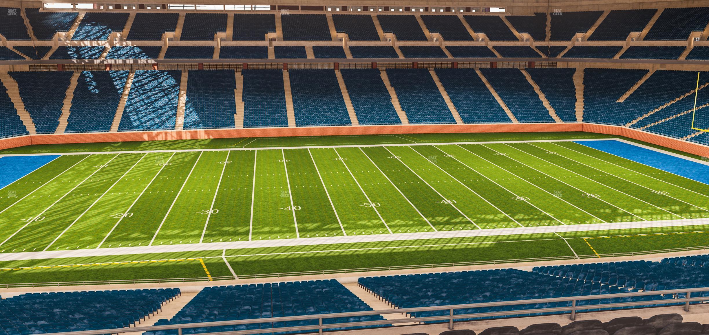 Seating view for Ford Field Section Club 206