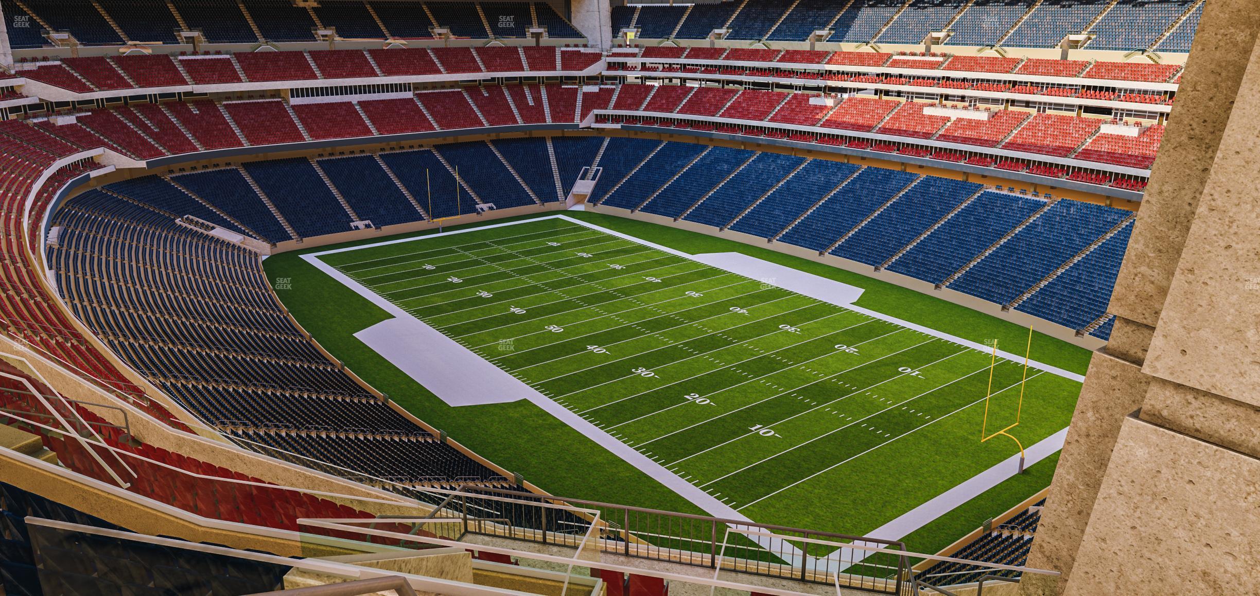 Seating view for NRG Stadium Section 627