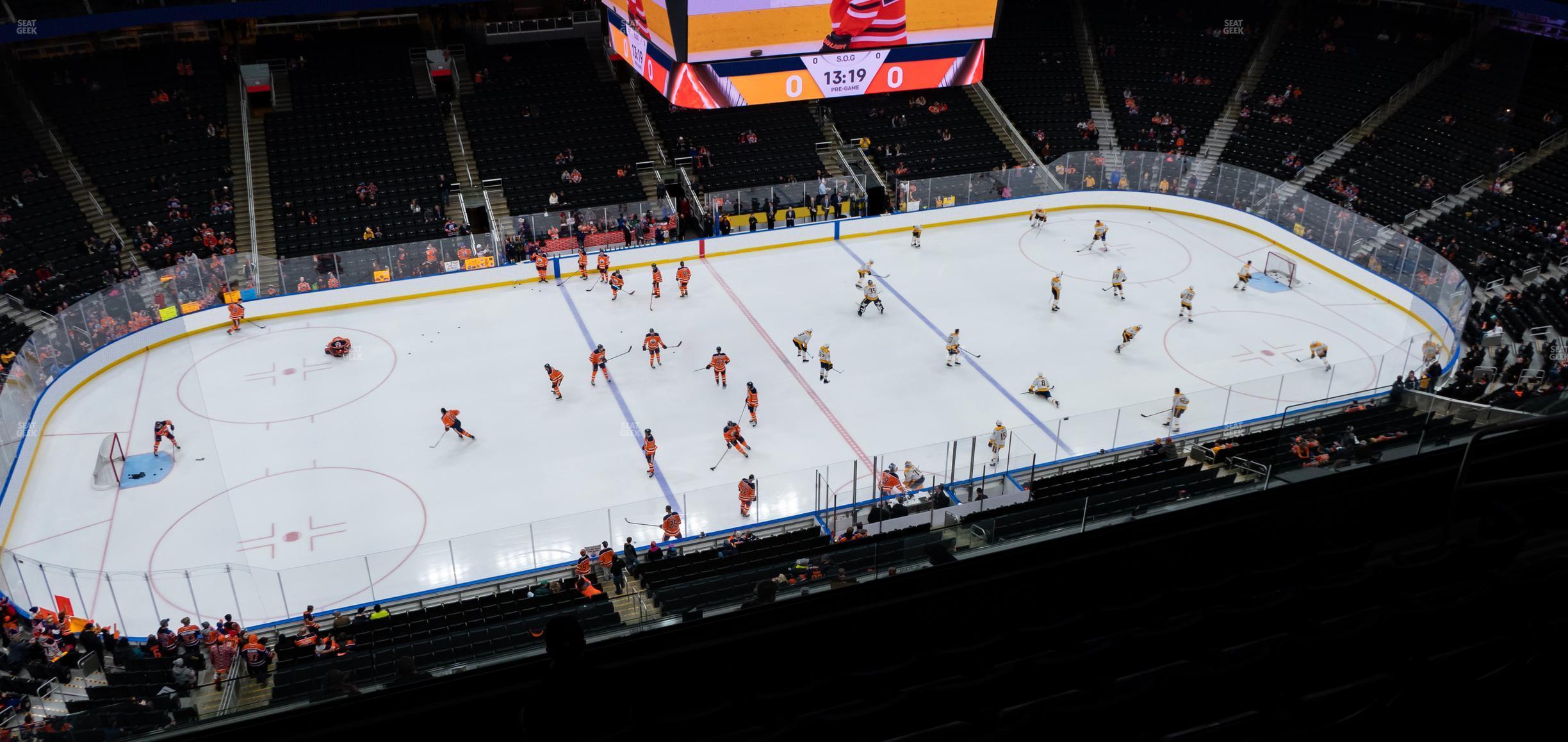 Seating view for Rogers Place Section 221