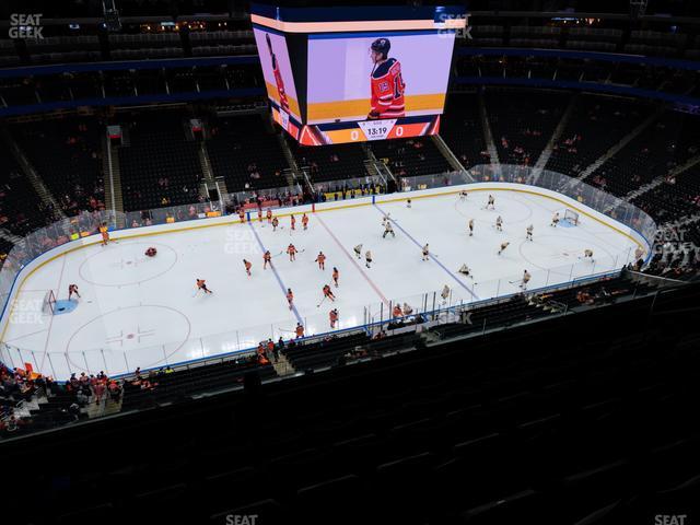 Seating view for Rogers Place Section 221