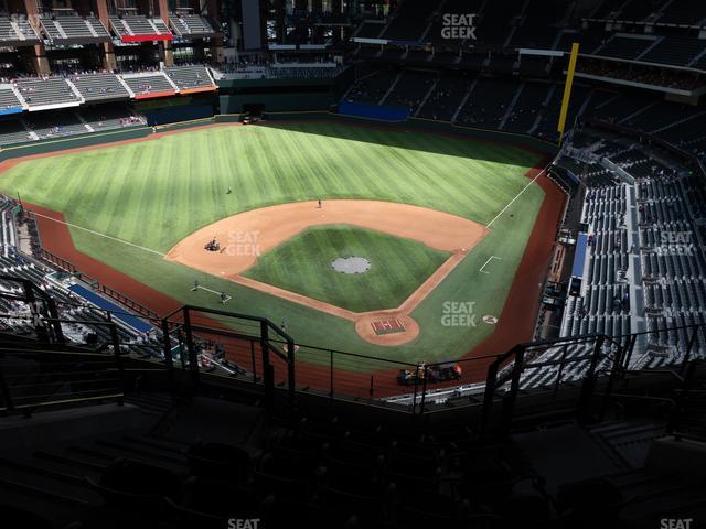 Seating view for Globe Life Field Section 312