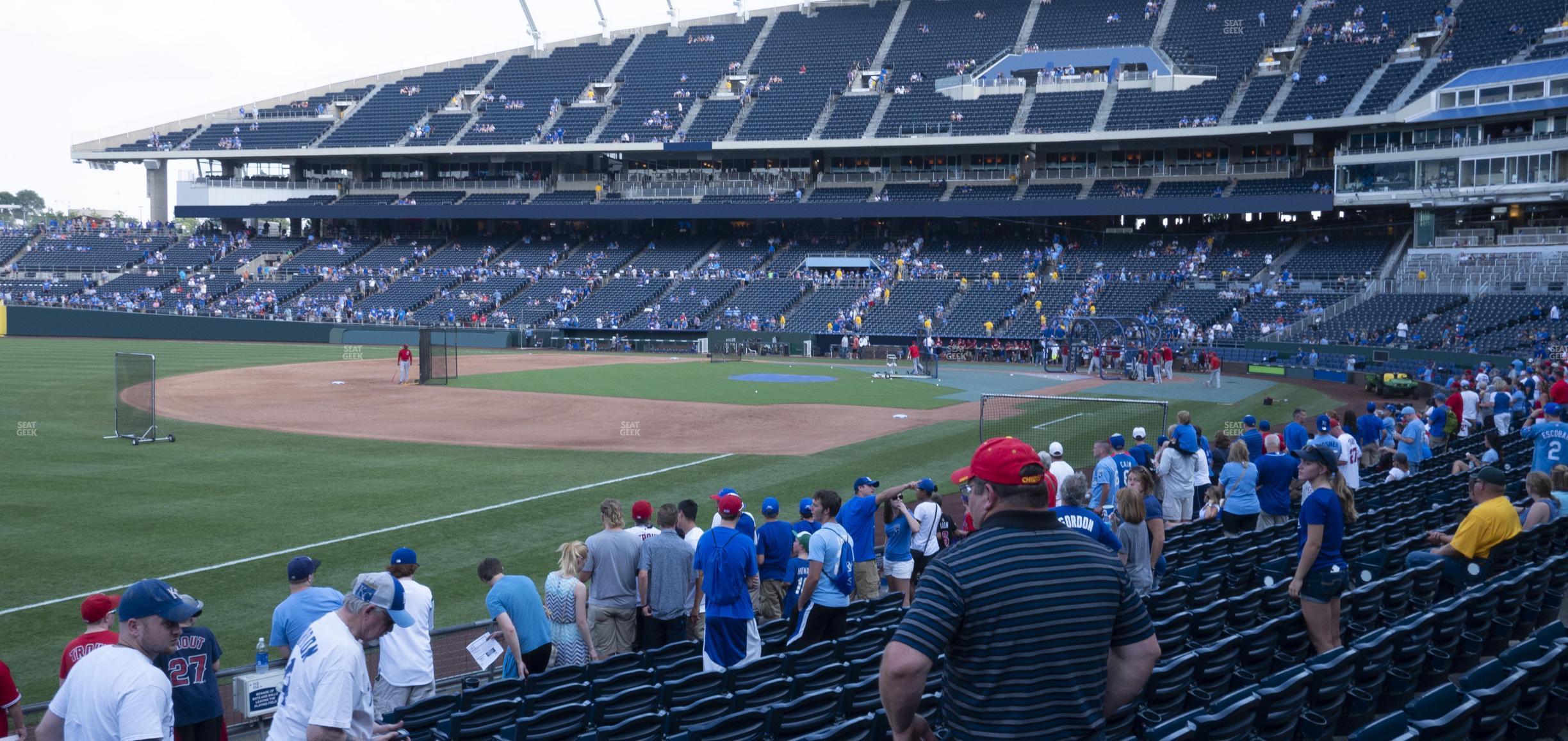 Seating view for Kauffman Stadium Section 113