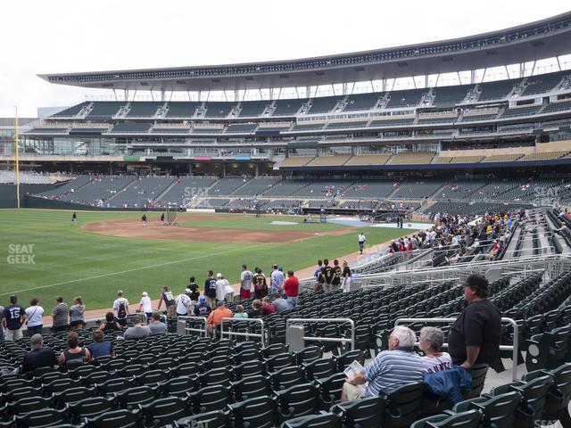 Seating view for Target Field Section 125