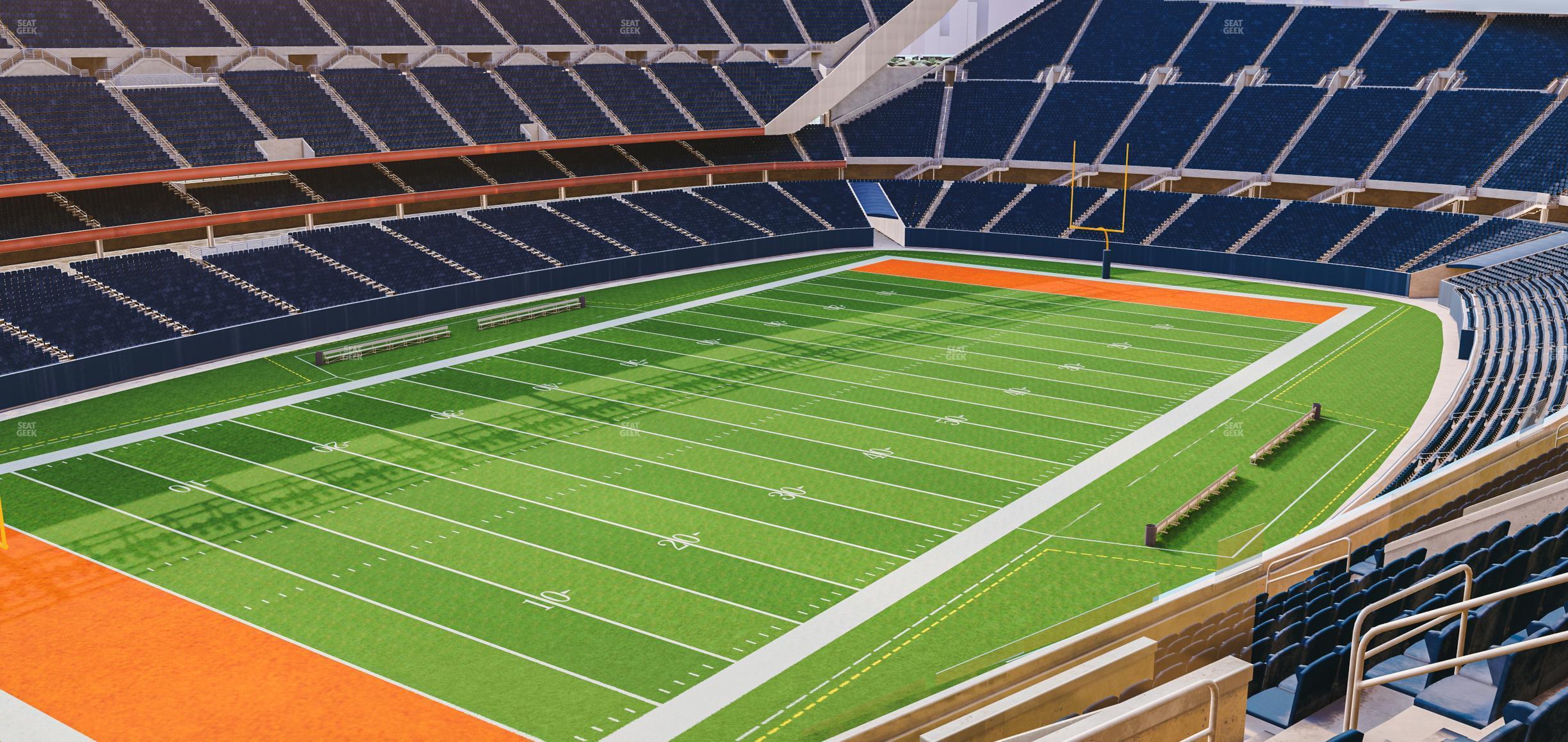 Seating view for Soldier Field Section 316 Club