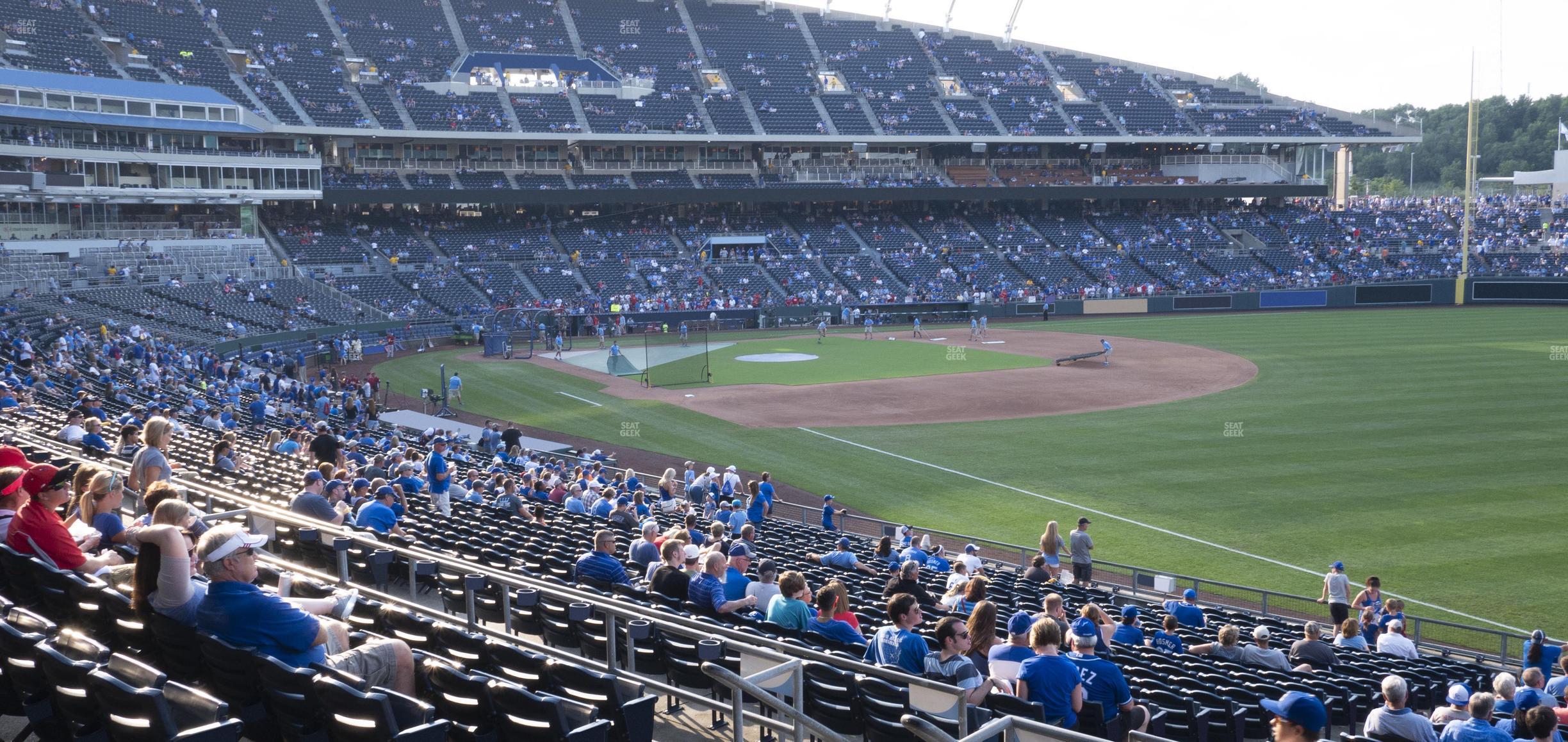 Seating view for Kauffman Stadium Section 244