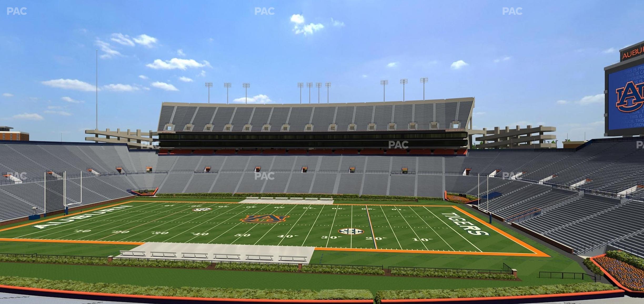 Seating view for Jordan-Hare Stadium Section 8