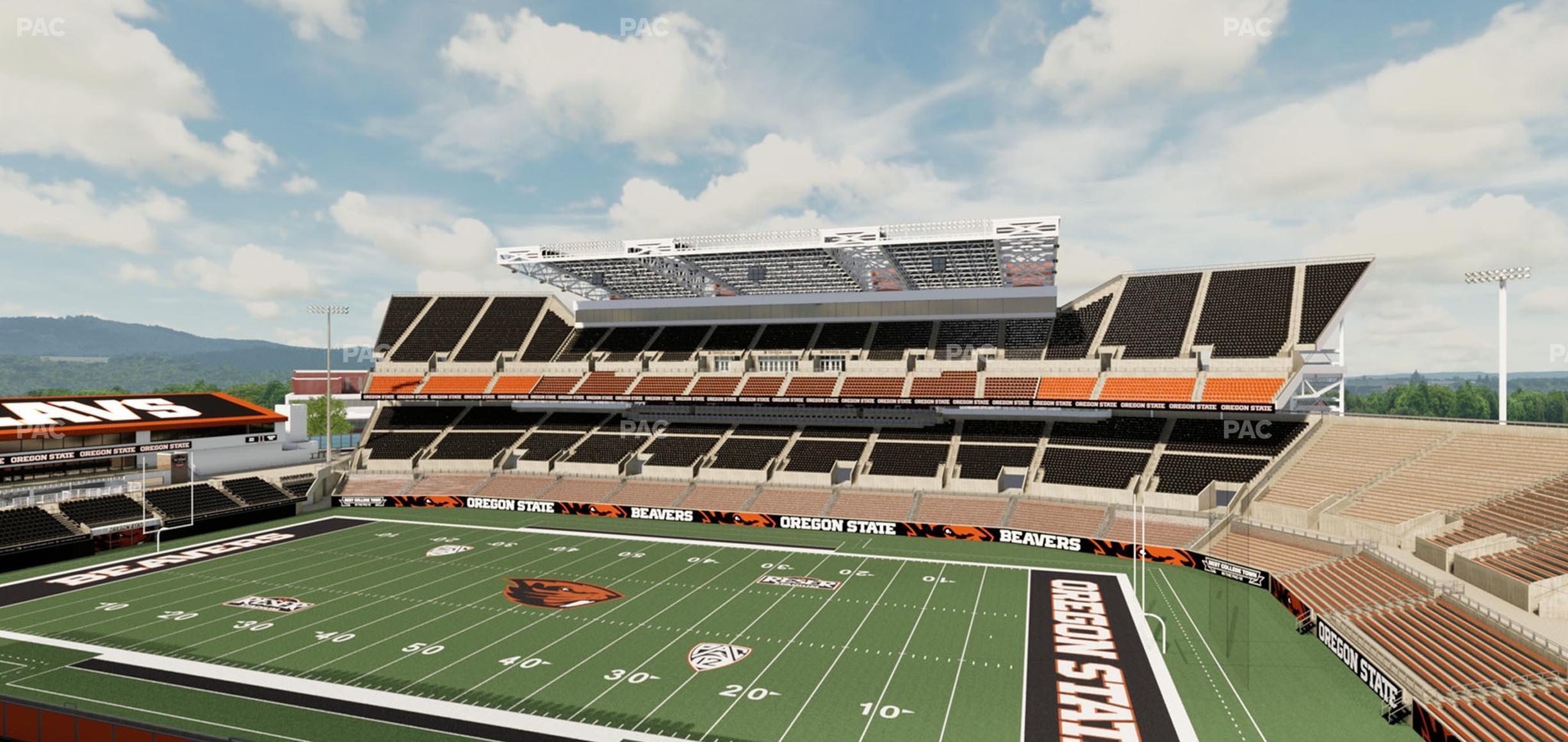 Seating view for Reser Stadium Section 229