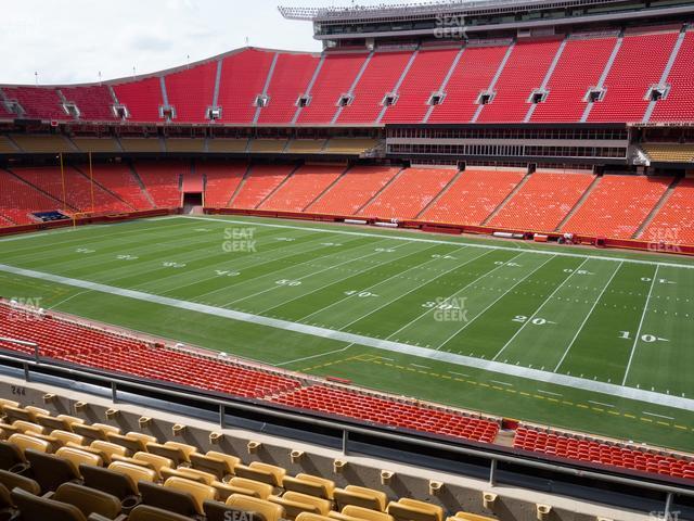 Seating view for GEHA Field at Arrowhead Stadium Section 244